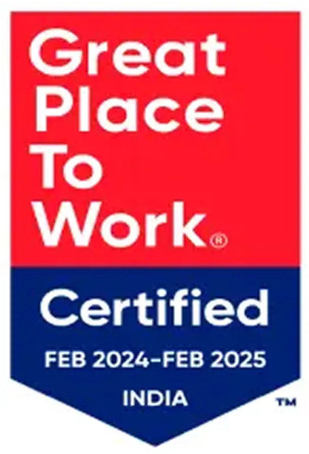 Certified as a Great Place to Work